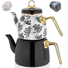 Vintage Turkish Teapot Tea Pots Kettle Set for Stovetop Stove Top Decorative ...