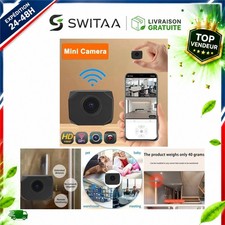 Caméra de sécurité WiFi 1080p HD mini surveillance maison DIXSG