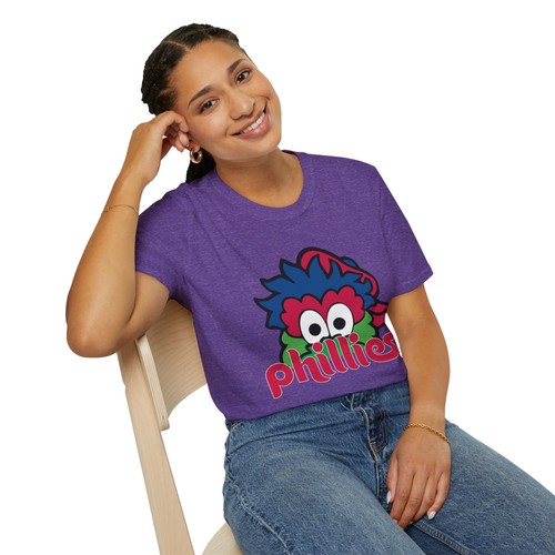 Phillies Phanatic Unisex Softstyle T-Shirt Philly, Philadelphia, Men, Women - 第 96/105 張圖片