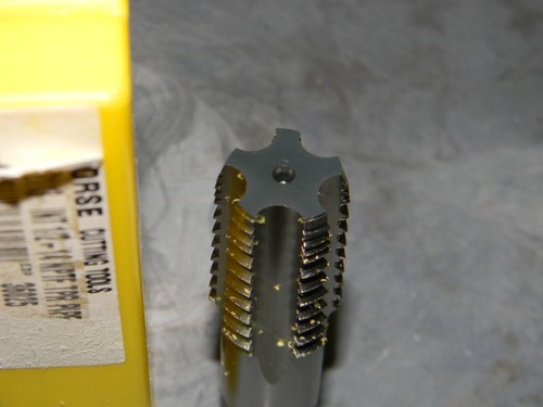 Morse Cutting Tools NPTF HSS Taper Pipe Tap 1/2"-14 x 1-3/8" x 3-1/8" 5F 36025 - Picture 2 of 4