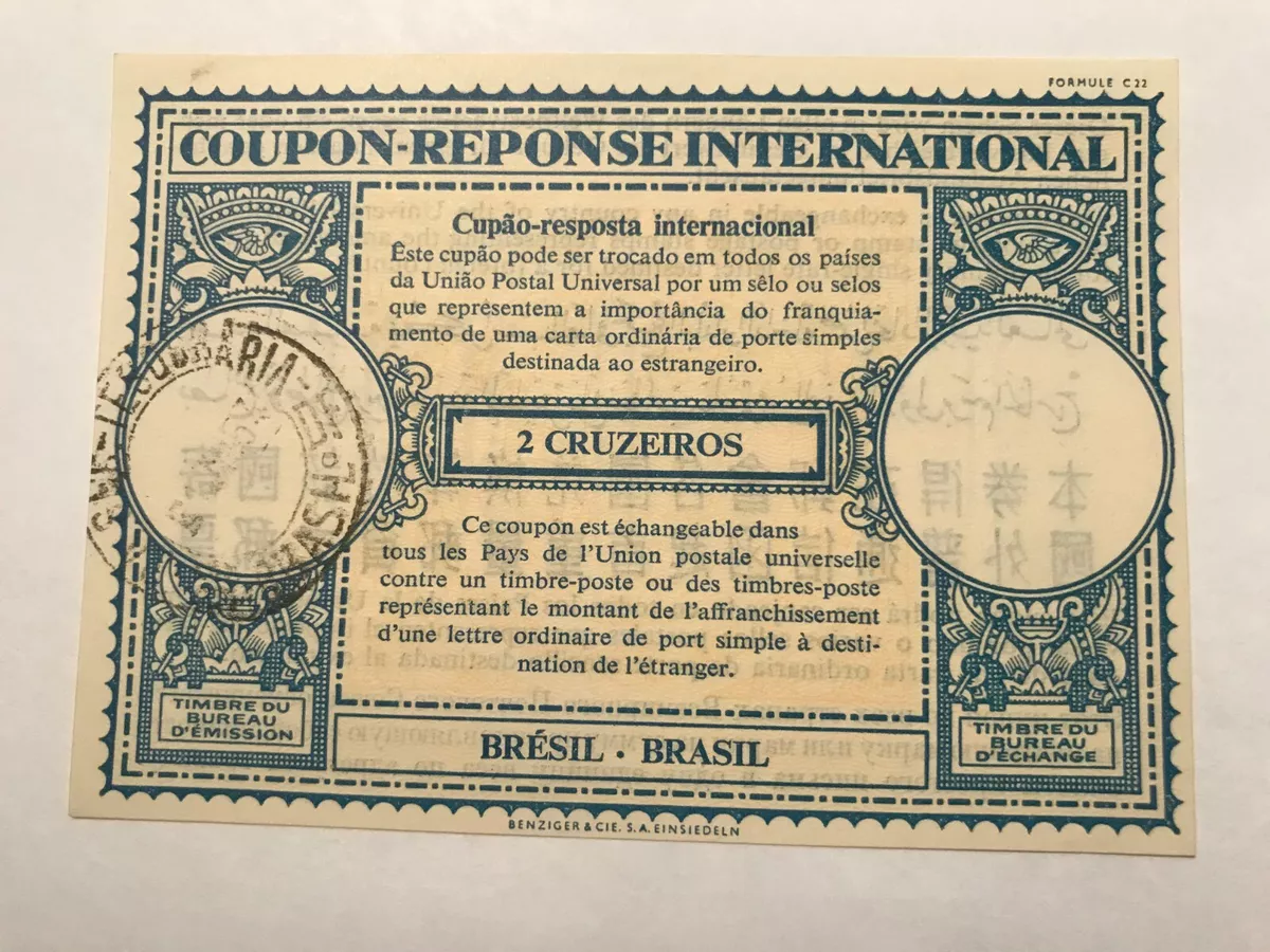 Brasil Coupon Reponse International Unc #17617