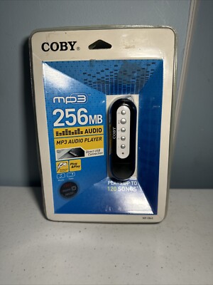 Vintage Coby MPC843 Silver/Black ( 256 MB ) Digital Media Player
