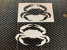 CM106 Crab Mylar Stencil Various Sizes Made in USA -