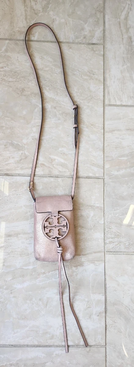 Rose gold tory burch purse discount