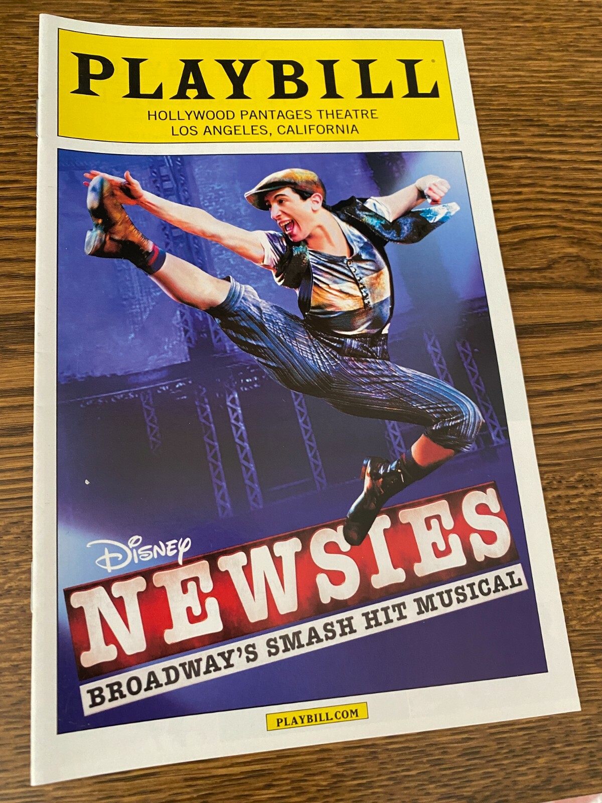 Disney S Newsies Playbill Dan Deluca Steve Blanchard Ebay