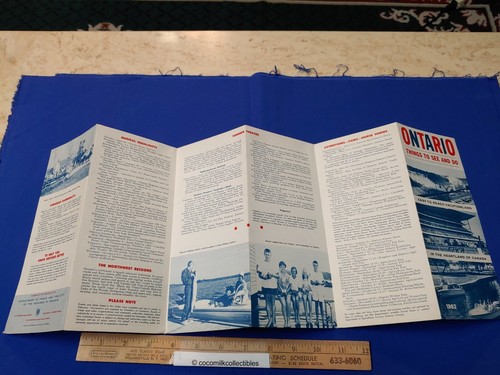Vintage 1962 Ontario Canada Things To See And Do Travel Brochure Info Pictures - Picture 4 of 5