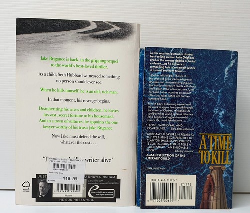 John Grisham 4 x Vintage Paperback Mystery Crime Thriller Fiction Book Bundle - Picture 3 of 9