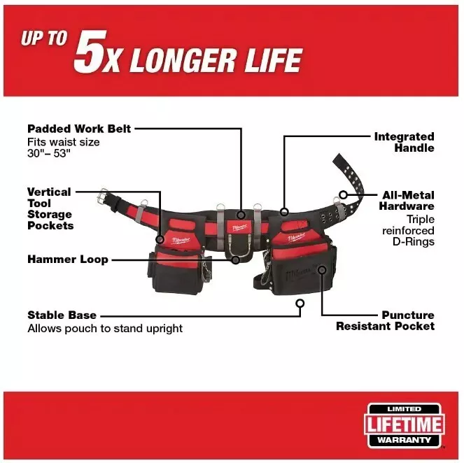 Milwaukee electrician cheap tool belt