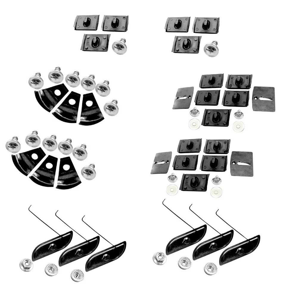 1970 1971 1972 Monte Carlo Body Side Trim Moldings(10) & Clips(complete) New Dii - Image 2 of 3