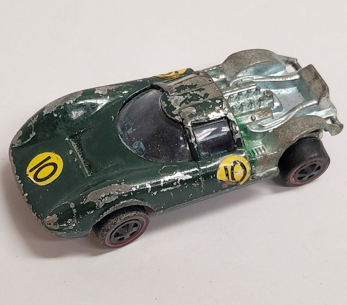 Vintage 1968 Redline Hot Wheels LOLA GT70 Diecast Car By Mattel 
