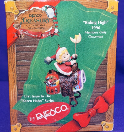 ENESCO 1996 ADORNO ÁRBOL DE NAVIDAD MONTAR ALTO KAREN HAHN SOLAMENTE MIEMBROS - Imagen 4 de 5