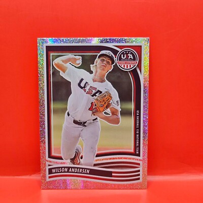2024 PANINI STARS & STRIPES #20 WILSON ANDERSEN OPENING DAY SPARKLE