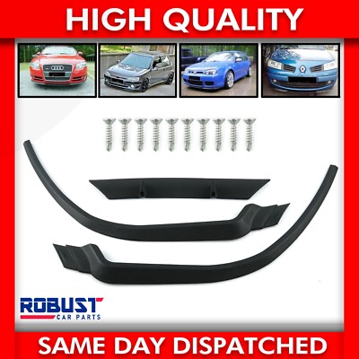 FRONT STOßSTANGE LIPPE SPOILER SPLITTER FÜR FIAT PUNTO (AB 2005+) FORD FOCUS 1998-2005