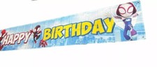 8FTX2FT Spider-Man Backdrop Banner Spidey Background Birthday Party Decorations