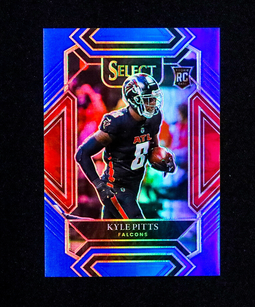 2021 Panini Select - Kyle Pitts - Rookie Club Level Blue Prizm /99