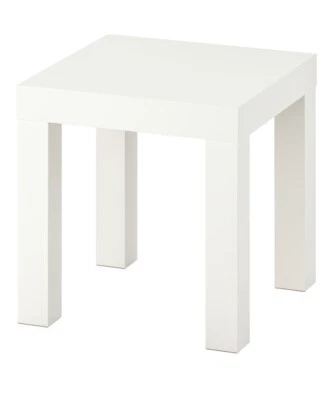 IKEA LACK Small Side Table Bedroom Hallway Tea Coffee Drink Home Office 35x35cm