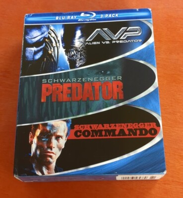 Muscle Blu-ray 3-Pack Commando Predator Avp Alien Vs. Predator  Schwarzenegger