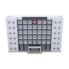 Outland Models Railroad Scenery Modern Large Hospital / Medical Centre N Scale