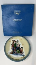 Schmid By Berta Hummel Christmas 1981 Collector Plate  A Time to Remember