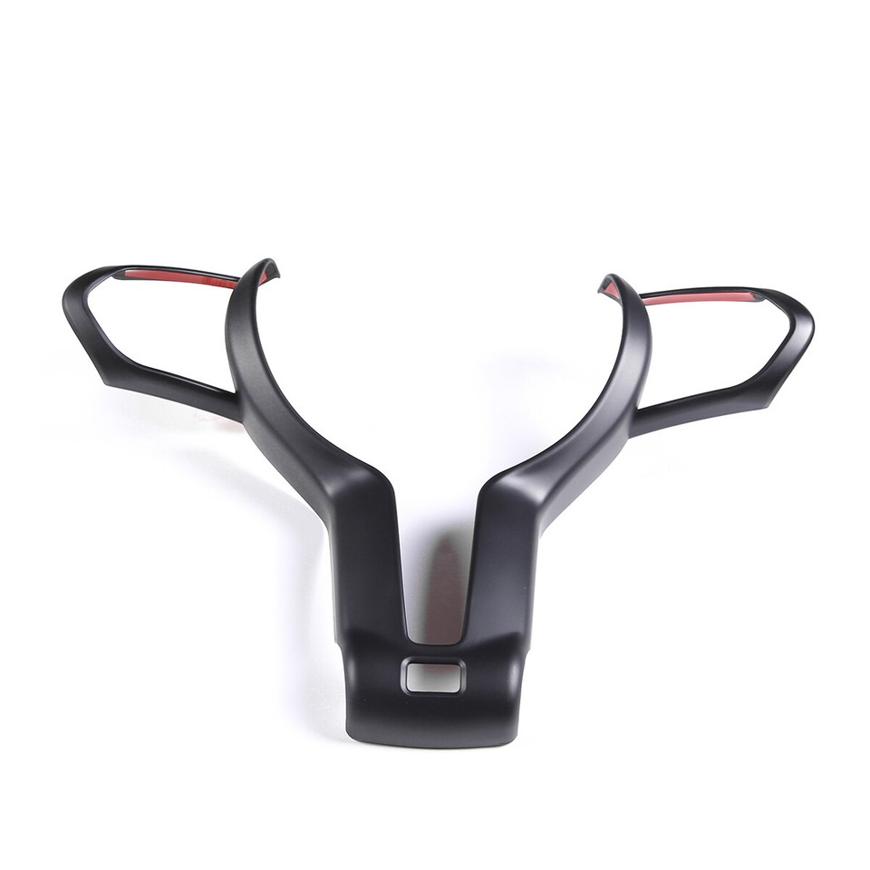 Matte Black Steering Wheel Button Covers For Toyota 4Runner 2010+ – ABS Trim Bezels