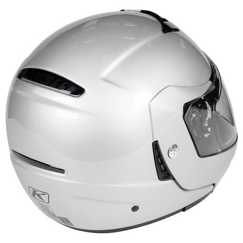 Klim TK1200 Karbon Modular Helmet ECE/DOT (Gloss Silver - X-Large) - Picture 7 of 8