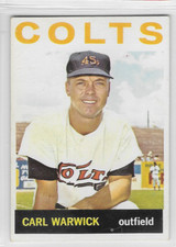 1964 Topps #179 CARL WARWICK Houston Colt .45s  (Excellent) **free shipping**