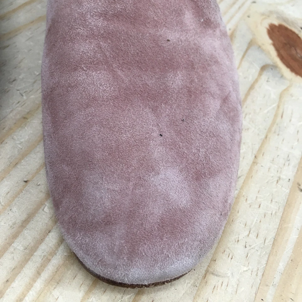 Vince Zapatos Mujer 10 M Milo Informales Sin Cordones Mocasines Planos Rosa Gamuza Cuero Foto 4 de 4