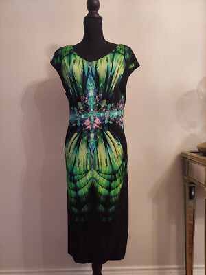 ROBERTO CAVALLI DRESS ITALY SIZE 48/IT