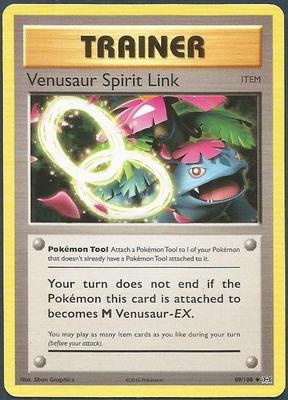 Pokemon Evolutions Karte - #089 - Trainer - Venusaur Spirit Link