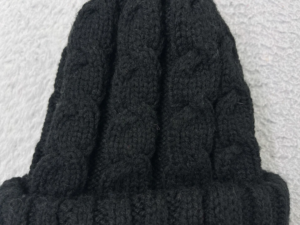 Berkshire Fashion Inc Beanie Toque женщин один размер черный кабель трикотажа акриловые лыжи - Изображение 2 из 4