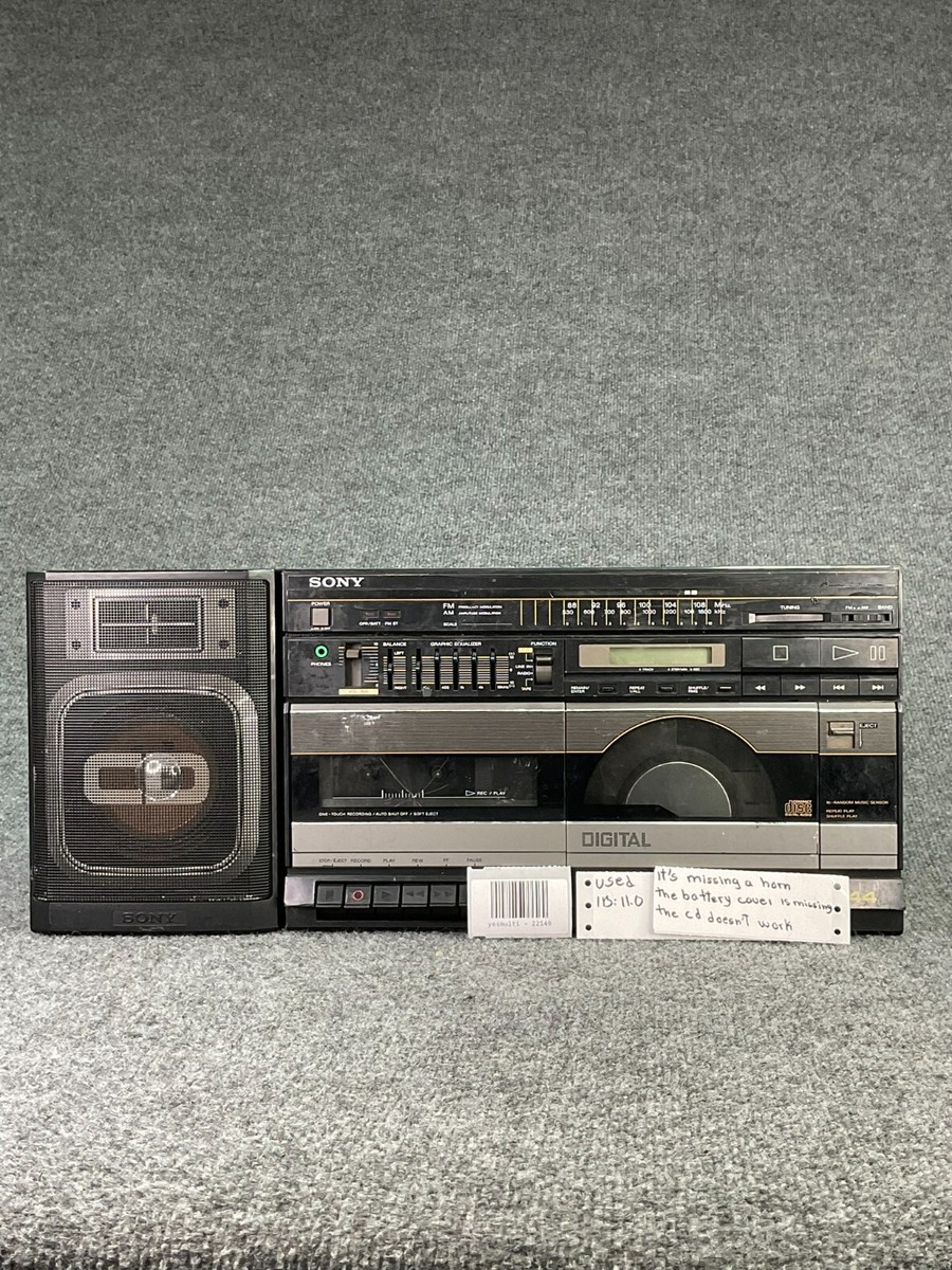 ソニー　CDプレイヤー Used Sony HCD-ZX6 Stereo Compact Disc Deck Receiver Music System