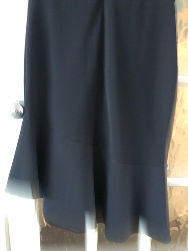ladies dress NEXT navy sleeveless high neck acemetrical knee length size 14 BNWT - Picture 6 of 6