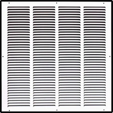Steel Return Air Grille HVAC Duct Cover Grill White - Many Size Options