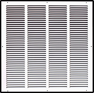 Steel Return Air Grille HVAC Duct Cover Grill White - Many Size Options
