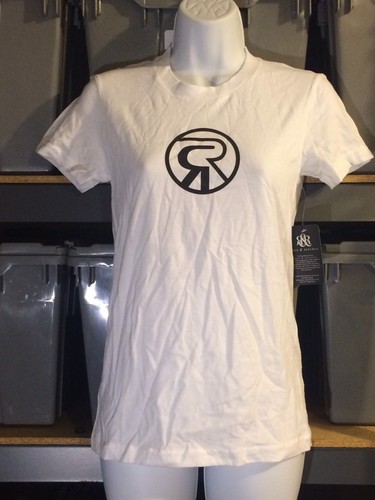 Rock & Republic T Shirt Bianca "R" White Women's Small NEW Made In USA - Picture 5 of 5