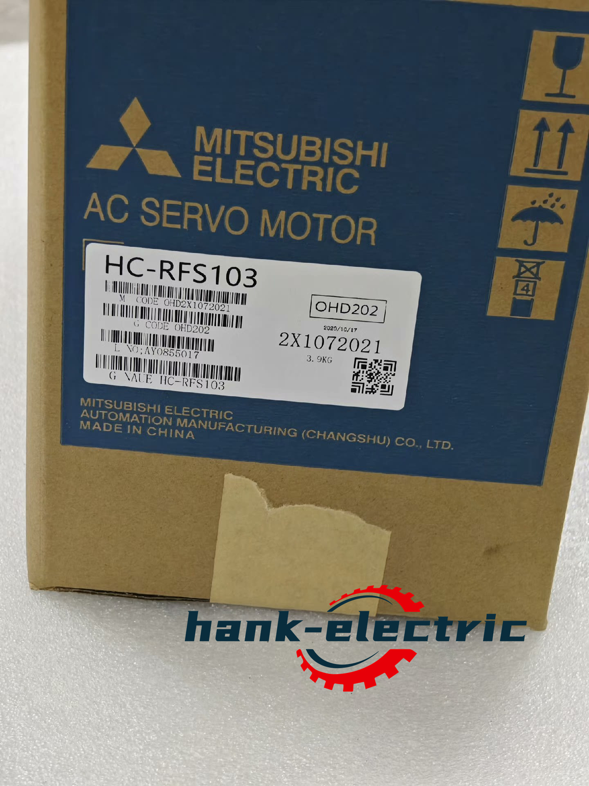 Mitsubishi HC-RFS103 Servo Motor 1PC New Free Fastshipping 12 months warranty