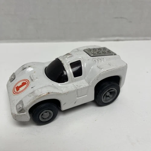 Vintage Tonka White Metal Racing Car Formula 1 #5969 1970s