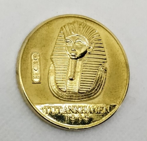 Japan 1965 King Tutankhamun Medal, Original Case& Paper Box Included Φ 37 ㎜ - Picture 3 of 10