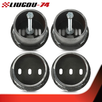 Universal Front Air Ride Bag Brackets Kit Cups 4.5'' OD Fit For Chevy Car Truck