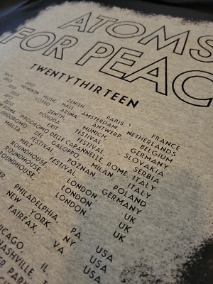 Atoms For Peace Thom Yorke Radiohead W.A.S.T.E. 2013 AMOK World