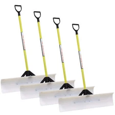 4PK The Snow Plow 36" 50536 Snow Pusher Shovel Plow Commercial 36in