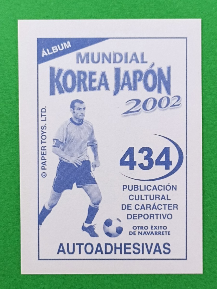 サッカー、2002 WORLD CUP 限定版コレクション　5000個限定 2002 Navarrete Korea Japan World Cup FIFA Ax Sticker #434 MIRKO