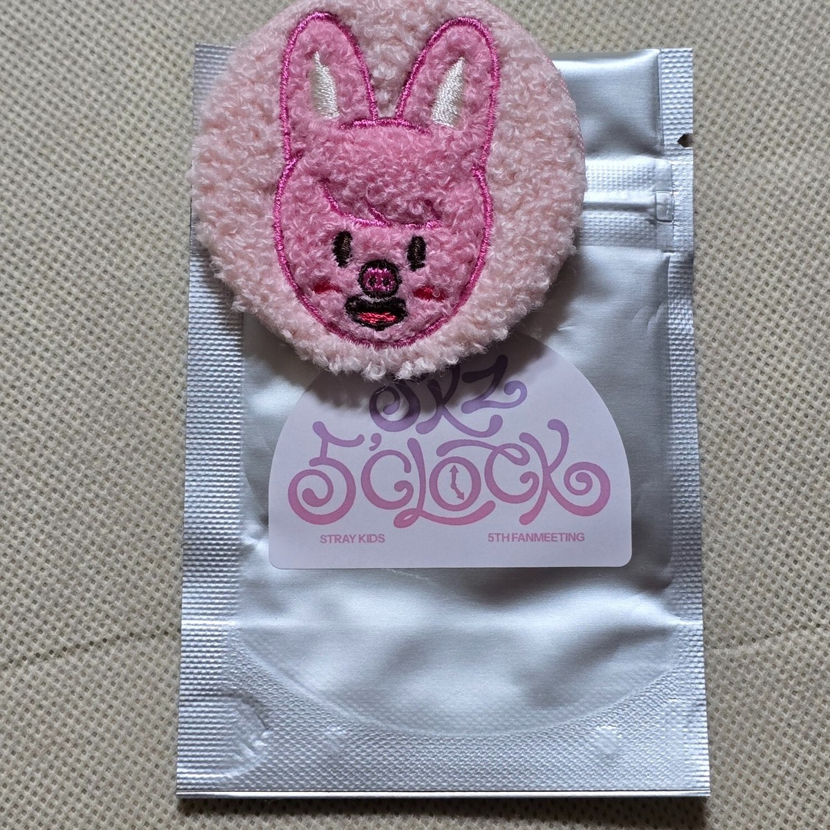 STRAY KIDS X SKZOO 5TH FANMEETING SKZ 5'CLOCK SECRET BOUCLE CAN