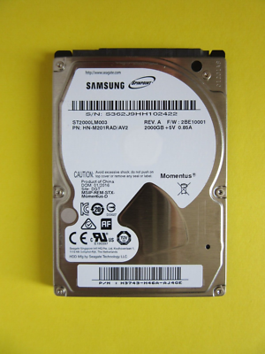 Samsung ST2000LM003 HN-M201RAD/AV2 S36 2TB 2.5