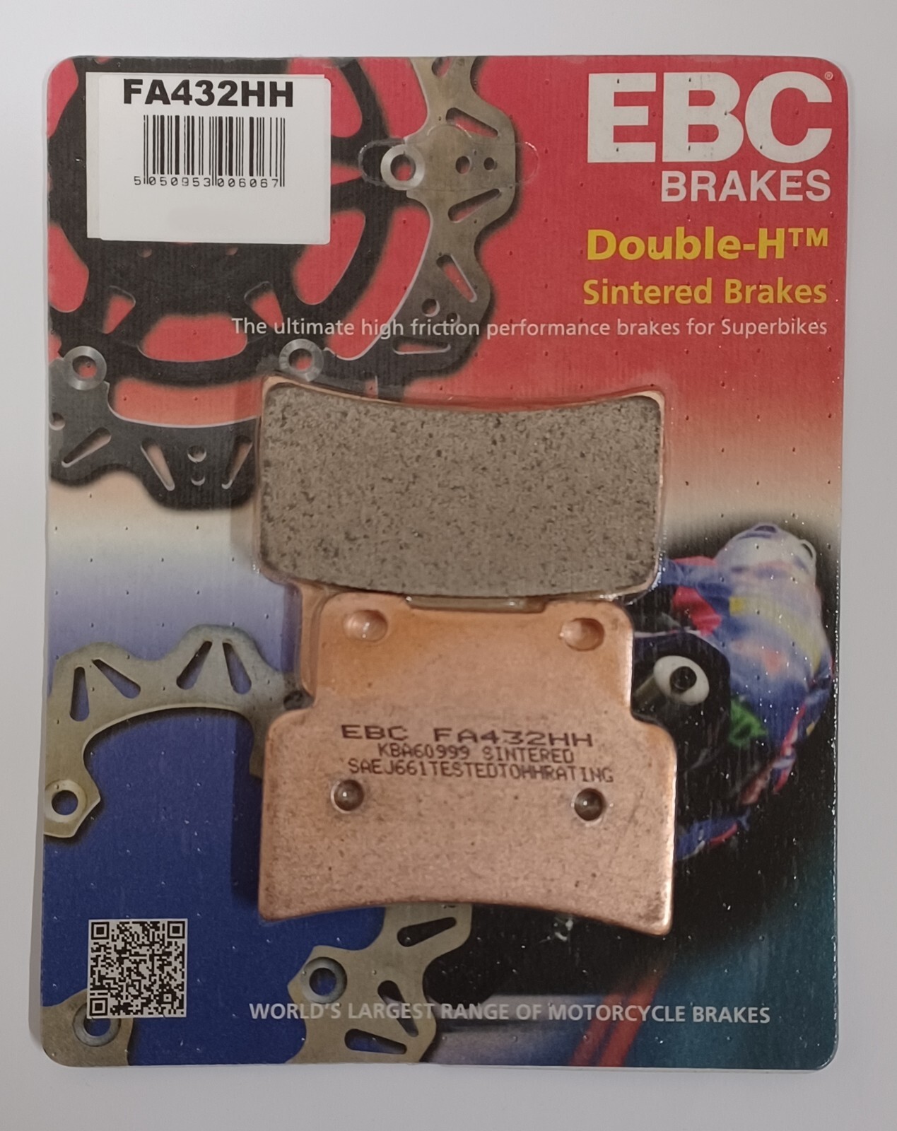 EBC Sintered FRONT Disc Brake Pads Fits YAMAHA MT125 / A (2014 to 2025)