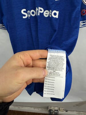Maillot Everton Domicile 2018 - Umbro, Taille XXL, Occasion Très Bon état