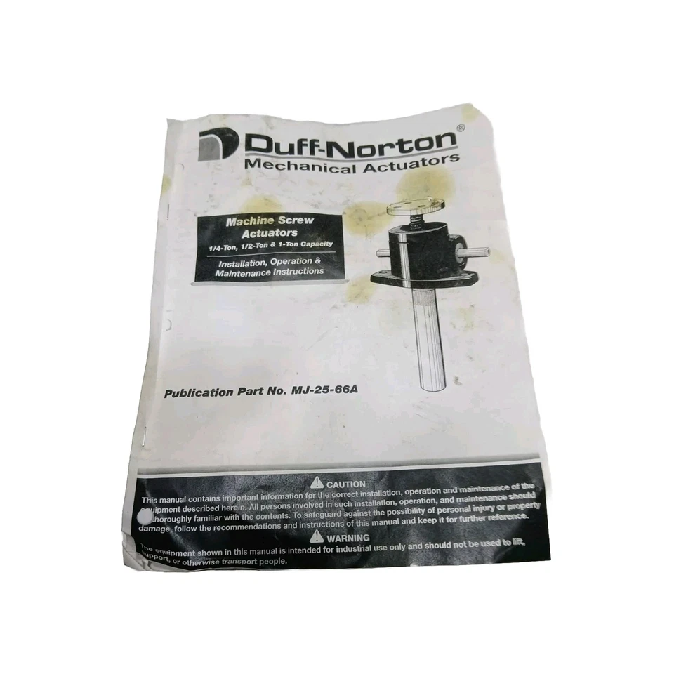 Винтовой привод машины DUFF-NORTON B9225D-6. - Изображение 4 из 4