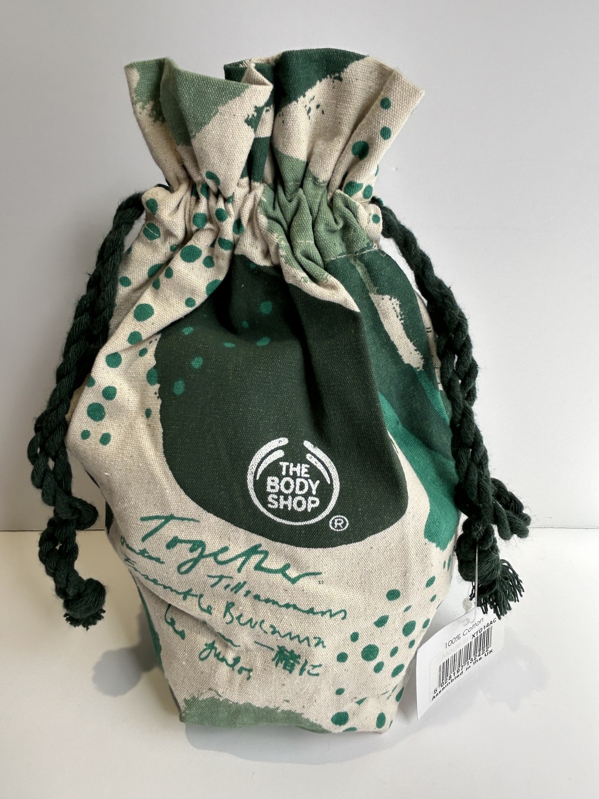 The Body Shop 100% Cotton Reusable Gift Bag – Eco Friendly