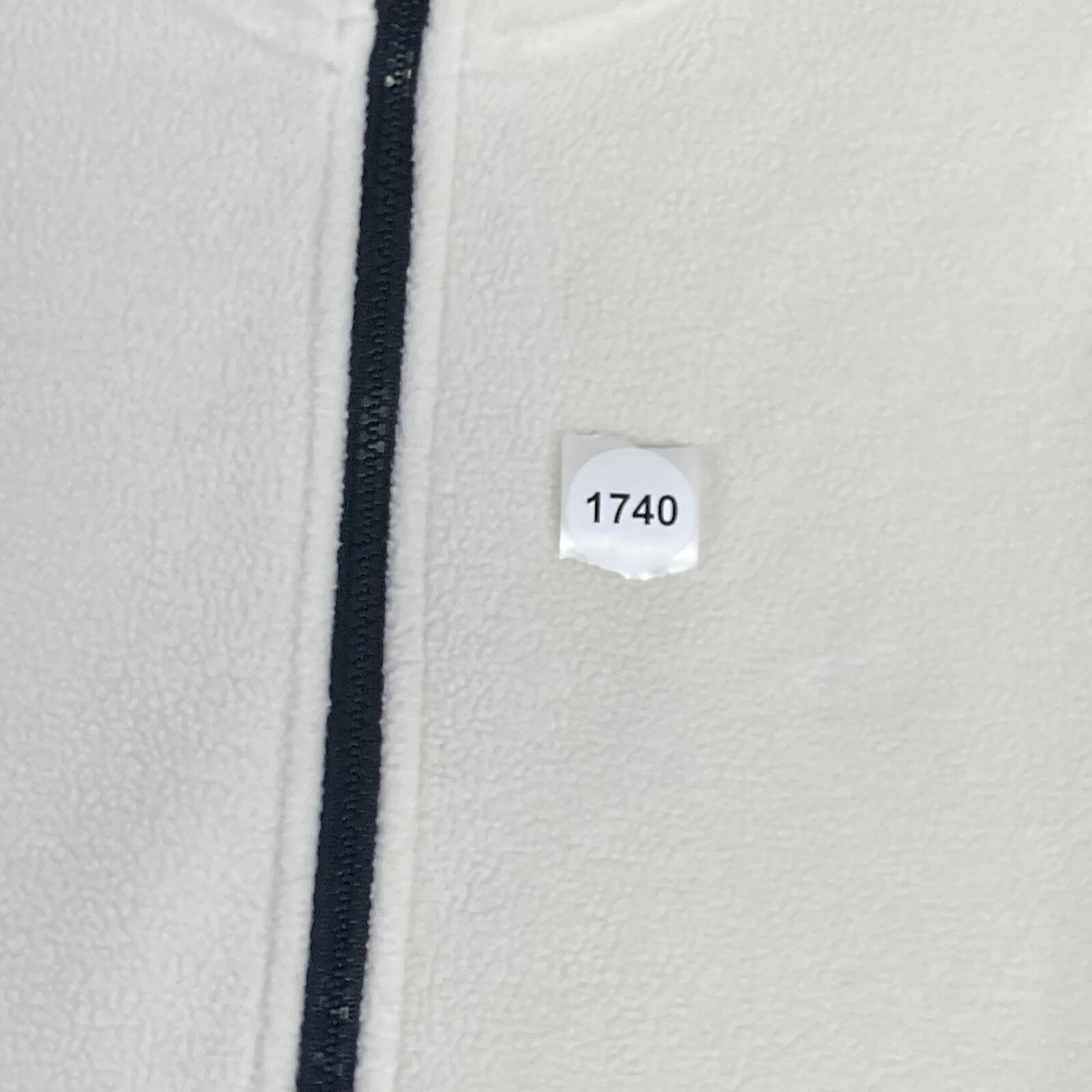 Xersion Womens White Black Long Sleeve Quarter ZIp With Front Pocket Size Small