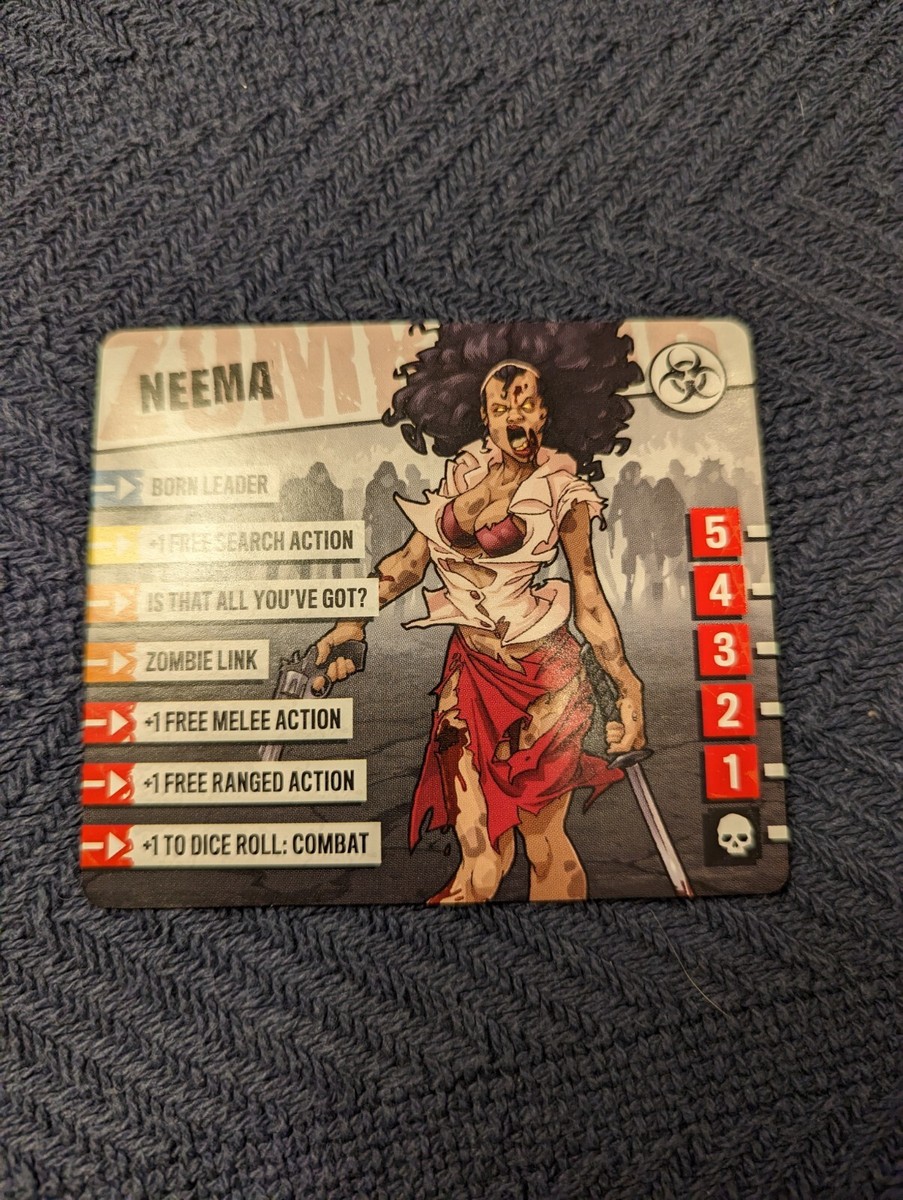 Zombicide Character Cards Toxic City Mall Series 2 Survivors YOU PICK | eBay
